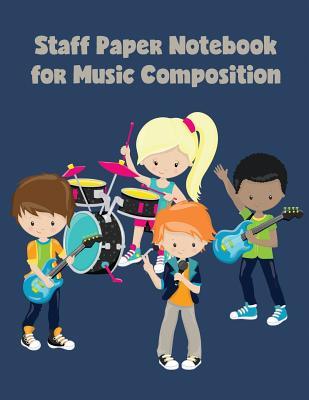 Read Staff Paper Notebook for Music Composition: Blank Music Paper for Kids, 12 Staves Per Page, 100 Pages -  file in PDF