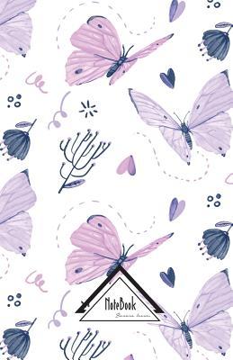 Download Notebook Journal Dot-Grid, Graph, Lined, No Lined: Pretty White Purple Butterfly Water Color: Small Pocket Notebook Journal Diary, 120 Pages, 5.5 X 8.5 -  | ePub