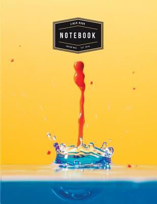 Download Notebook Lined: Water Drop on Yellow Background: Book: Notebook Journal Diary, 120 Lined Pages, 8.5 X 11 - | PDF