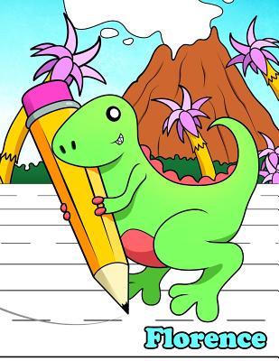 Full Download Florence: Primary Writing Tablet for Kids Learning to Write, Personalized Book with Child's Name for Girls, 65 Sheets of Practice Paper, 1 Ruling, Preschool, Kindergarten, 1st Grade, Book Size 8 1/2 X 11 -  file in PDF