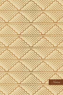 Full Download Notes: 6x9 Unruled Blank Notebook - Check Curve Wave Cross Frame Line - Retro Brown Worn Out Vintage Seamless Pattern Cover. Matte Softcover and Cream Interior Papers. -  file in ePub