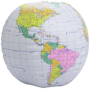 Download NOT A BOOK: 12 Light Blue Political Inflatable Globe -  | ePub