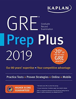 Full Download GRE Prep Plus 2019: Practice Tests   Proven Strategies   Online   Video   Mobile - Kaplan Test Prep file in PDF