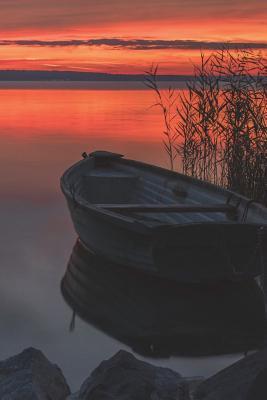 Read Sunset by the Lake Journal: 150 Page Lined Notebook/Diary -  file in PDF