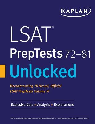 Download LSAT PrepTests 72-81 Unlocked: Exclusive Data   Analysis   Explanations - Kaplan Test Prep file in ePub