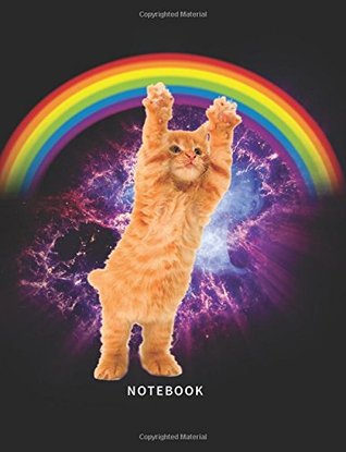 Full Download Notebook: Space Cat Notebook with 120 Pages of Lined Paper for Writing (Funny Composition Book Journal Diary) (8.5 x 11 Large) - Rainbow Nebula Kitty -  file in ePub