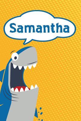 Download Samantha: Personalized Shark Writting Journal, Notebook, Diary, for Kids 120 Pages 6x9 -  | ePub