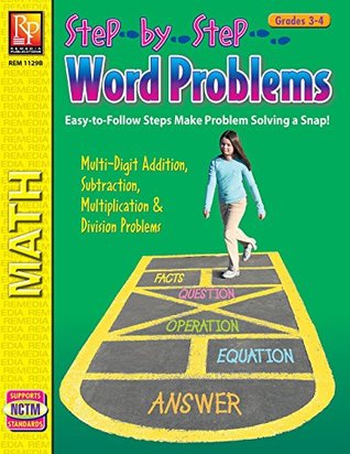 Download Step-by-Step Word Problems (Grades 3-4) Reproducible Activity Book - Sue Laroy file in ePub