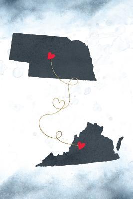 Download Nebraska & Virginia: Long Distance Out of State Notebook - Blank Lines -  file in PDF