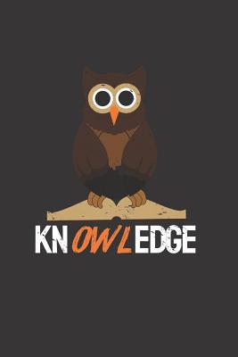 Download Notebook: Cute Owl Pun Knowledge Bookworm Lined Journal -  file in ePub