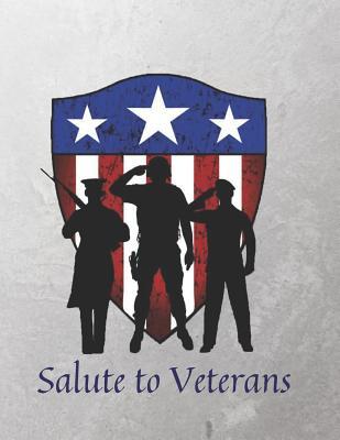 Read Online Salute to Veterans: Blank Lined Journal Notebook, Ruled, Writing Book: Thanks for serving your service Notebook For Notes blanked Lined Journal -  file in PDF