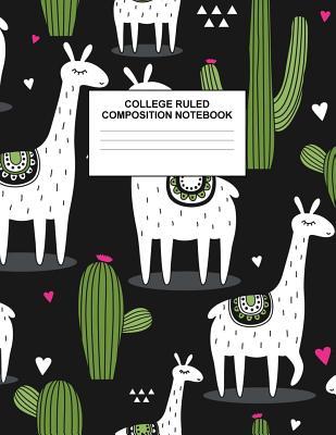 Download College Ruled Composition Notebook: Cute Blank Lined Journal to Write In with White Paper Rule Pages for School Subject and Writing Pad: Design Code A4 5606 - Nifty Prints | ePub