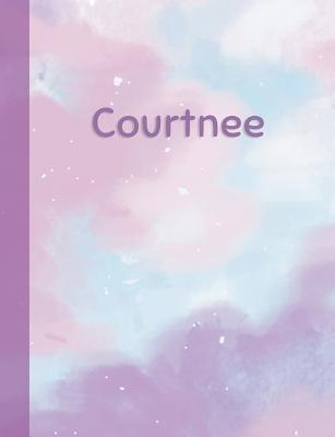 Download Courtnee: Personalized Composition Notebook - College Ruled (Lined) Exercise Book for School Notes, Assignments, Homework, Essay Writing. Pink Blue Purple Cover Art - Cloud Marble with Name -  | ePub