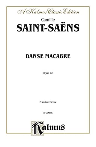 Full Download Danse Macabre, Op. 40: Full Orchestra (Miniature Score) (Kalmus Edition) - Camille Saint-Saëns file in PDF